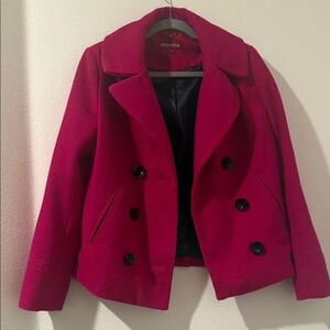 Merona Women's Red Peacoat